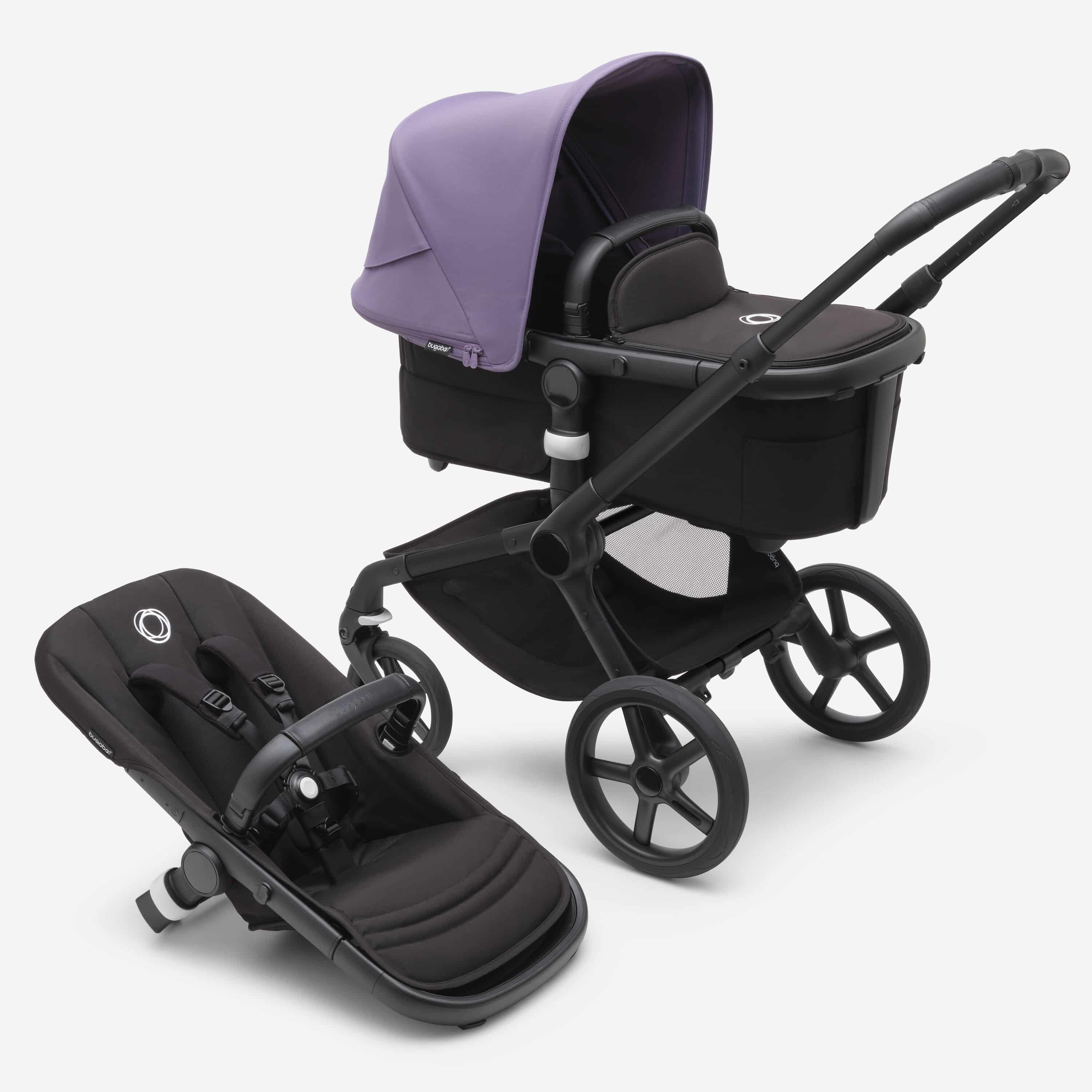 Bugaboo Fox5 Kombikinderwagen schwarz/ mitternachtsschwarz astro violett – Bugaboo Fox5 Kobikinderwagen schwarz/ mitternachtsschwarz astro violett bei babybrands.de kaufen ✓ sicher, einfach & bequem online bestellen ✓